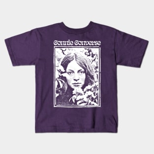 Connie Converse // Retro Fan Art Design Kids T-Shirt